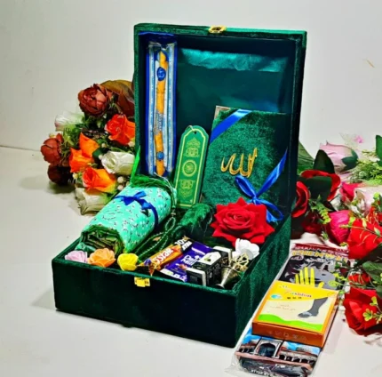 Medium Quran gift set green